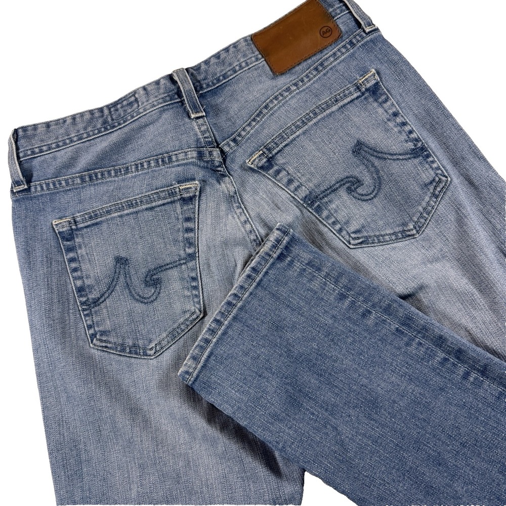 AG Adriano Goldschmied Jeans Everett Slim Straight‎ Mens 29x33 (READ) Light Wash